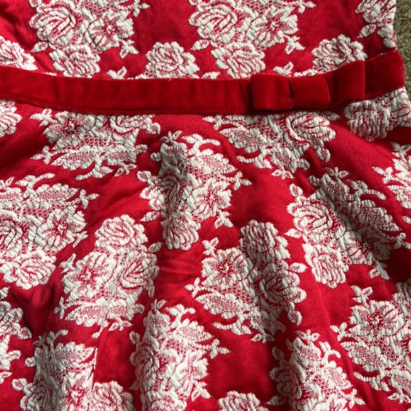 JANIE & JACK | Red Dress with Floral Print - Picture 3 of 7